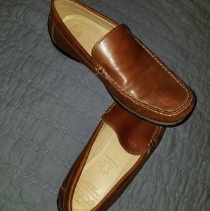 Mens ECCO Leather Loafer